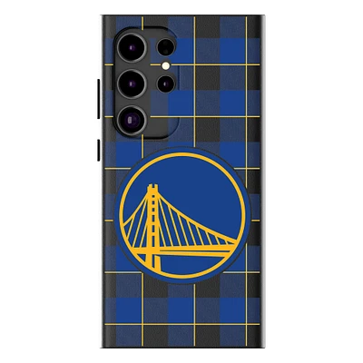 Keyscaper Golden State Warriors Plaid Galaxy Magnetic Bump Case