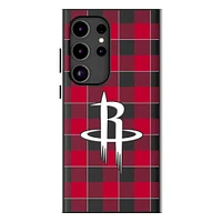 Keyscaper Houston Rockets Plaid Galaxy Magnetic Bump Case
