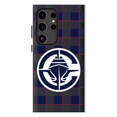 Keyscaper LA Clippers Plaid Galaxy Magnetic Bump Case