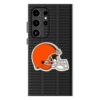 Keyscaper Cleveland Browns Text Backdrop Galaxy Magnetic Bump Case
