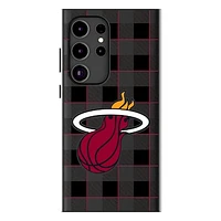 Keyscaper Miami Heat Plaid Galaxy Magnetic Bump Case