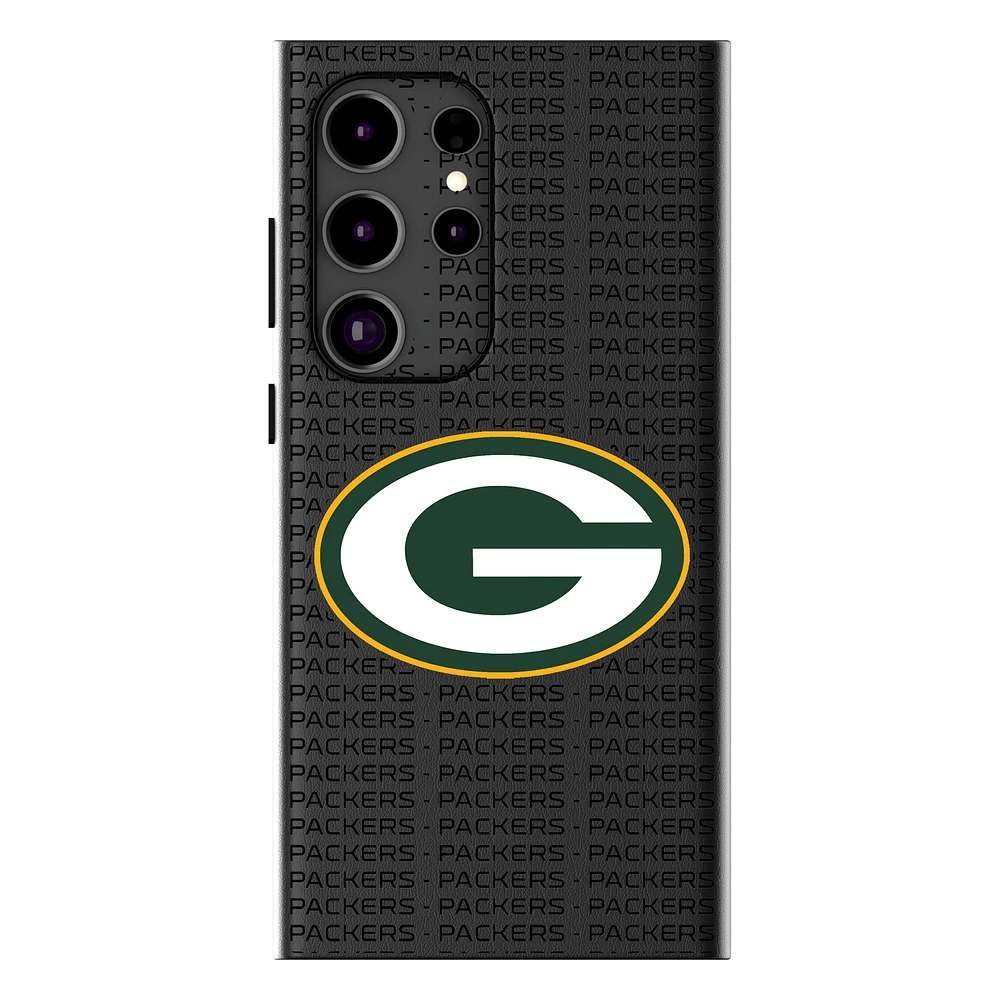 Keyscaper Green Bay Packers Text Backdrop Galaxy Magnetic Bump Case