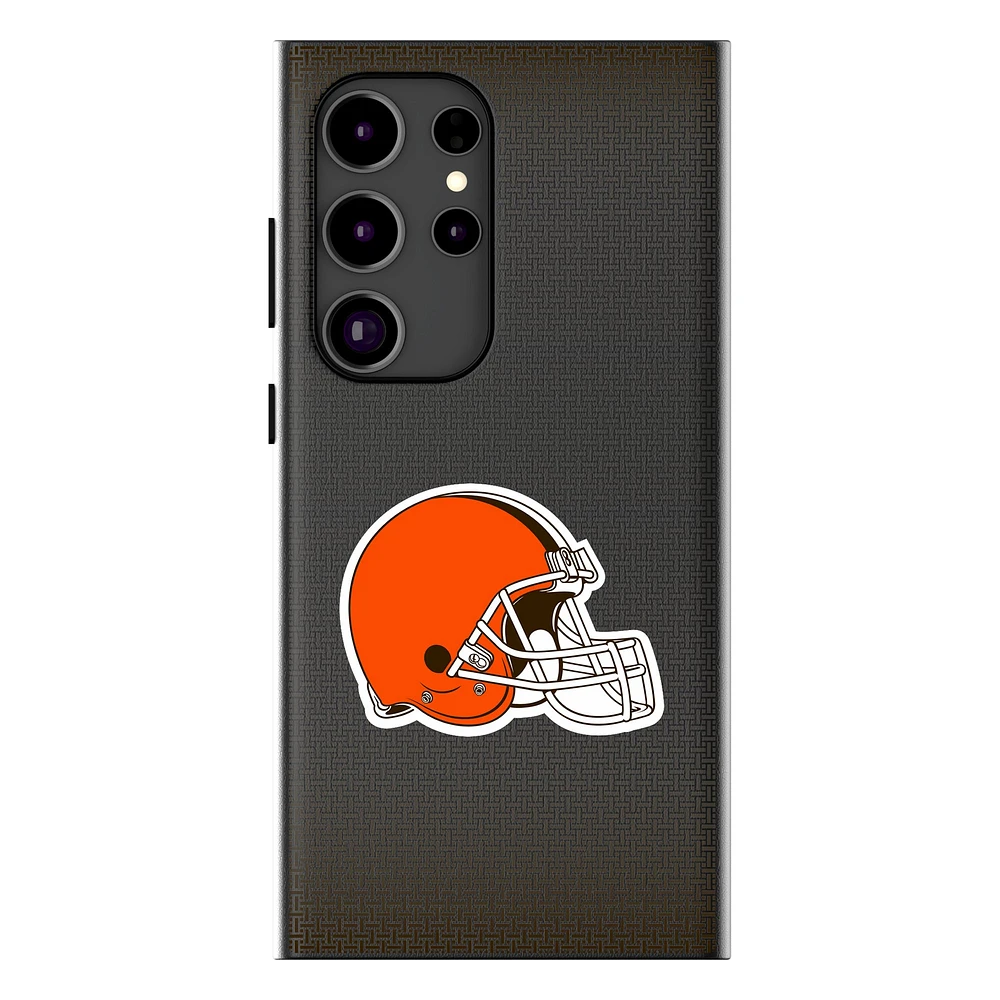 Keyscaper Cleveland Browns Linen Galaxy Magnetic Bump Case