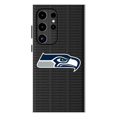 Keyscaper Seattle Seahawks Text Backdrop Galaxy Magnetic Bump Case