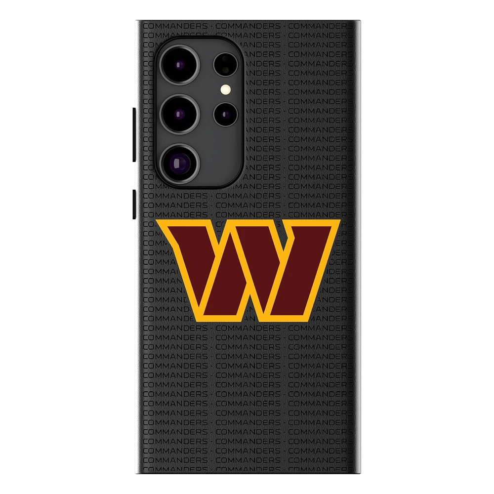 Keyscaper Washington Commanders Text Backdrop Galaxy Magnetic Bump Case