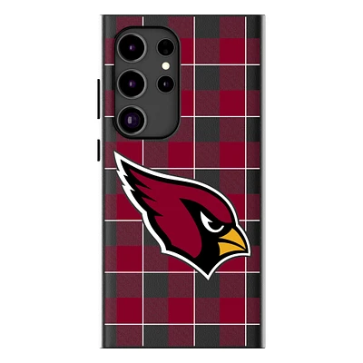Keyscaper Arizona Cardinals Plaid Galaxy Magnetic Bump Case