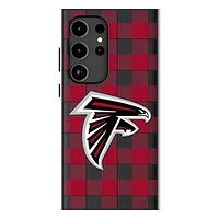 Keyscaper Atlanta Falcons Plaid Galaxy Magnetic Bump Case