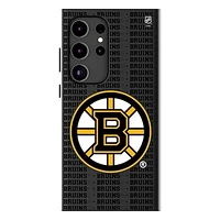 Keyscaper Boston Bruins Text Backdrop Galaxy Magnetic Bump Case