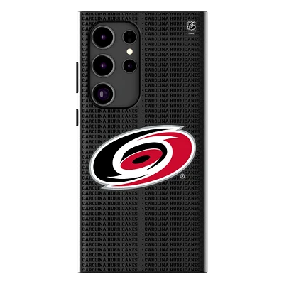 Keyscaper Carolina Hurricanes Text Backdrop Galaxy Magnetic Bump Case