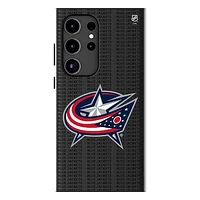 Keyscaper Columbus Blue Jackets Text Backdrop Galaxy Magnetic Bump Case