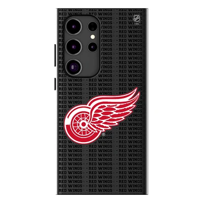 Keyscaper Detroit Red Wings Text Backdrop Galaxy Magnetic Bump Case