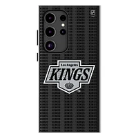 Keyscaper Los Angeles Kings Text Backdrop Galaxy Magnetic Bump Case
