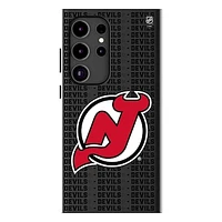 Keyscaper New Jersey Devils Text Backdrop Galaxy Magnetic Bump Case