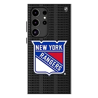 Keyscaper New York Rangers Text Backdrop Galaxy Magnetic Bump Case