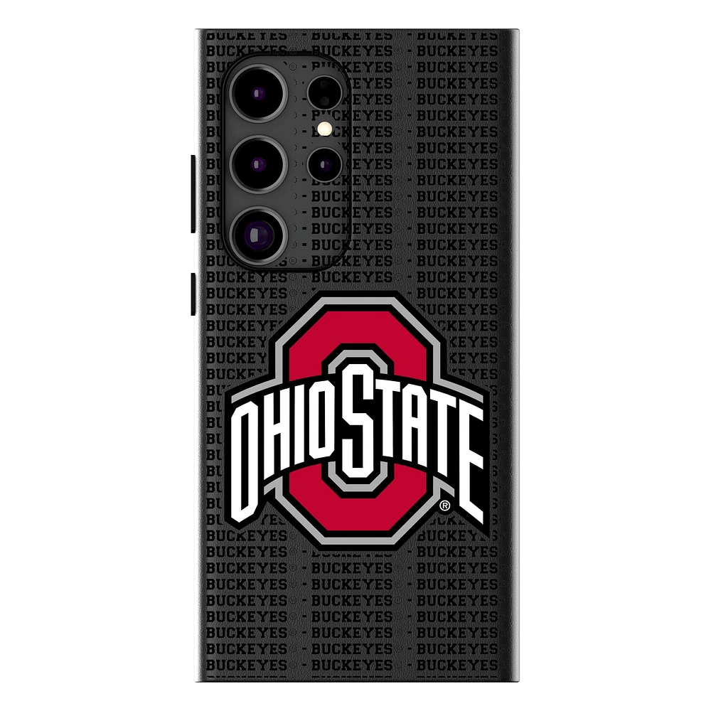 Keyscaper Ohio State Buckeyes Text Backdrop Galaxy Magnetic Bump Case