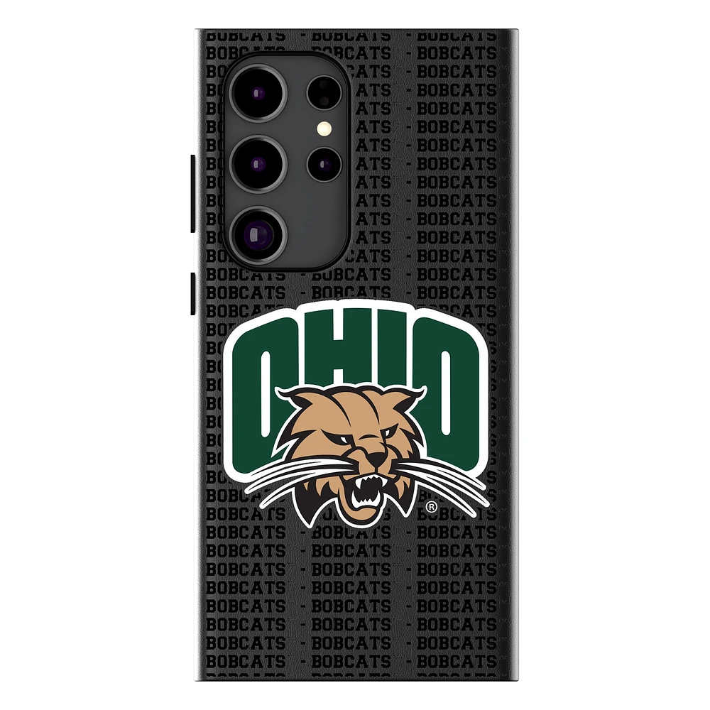 Keyscaper Ohio Bobcats Text Backdrop Galaxy Magnetic Bump Case