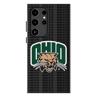 Keyscaper Ohio Bobcats Text Backdrop Galaxy Magnetic Bump Case
