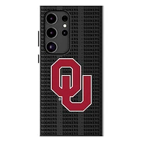 Keyscaper Oklahoma Sooners Text Backdrop Galaxy Magnetic Bump Case