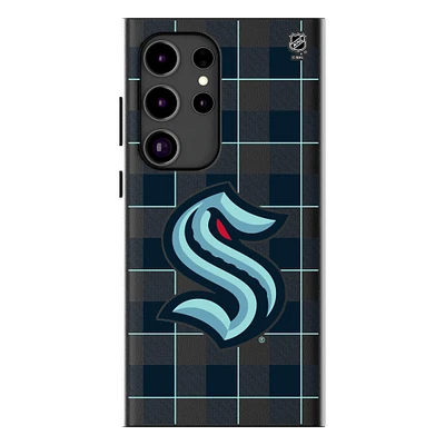Keyscaper Seattle Kraken Plaid Galaxy Magnetic Bump Case