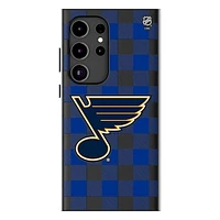 Keyscaper St. Louis Blues Plaid Galaxy Magnetic Bump Case
