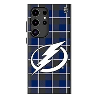 Keyscaper Tampa Bay Lightning Plaid Galaxy Magnetic Bump Case