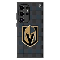 Keyscaper Vegas Golden Knights Plaid Galaxy Magnetic Bump Case