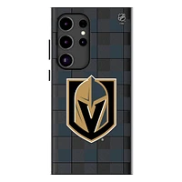 Keyscaper Vegas Golden Knights Plaid Galaxy Magnetic Bump Case