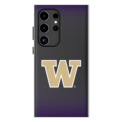 Keyscaper Washington Huskies Linen Galaxy Magnetic Bump Case