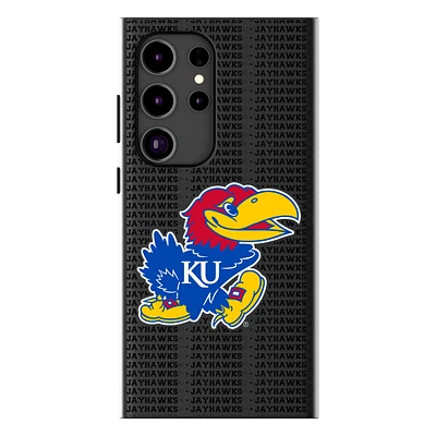 Keyscaper Kansas Jayhawks Text Backdrop Galaxy Magnetic Bump Case