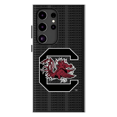 Keyscaper South Carolina Gamecocks Text Backdrop Galaxy Magnetic Bump Case
