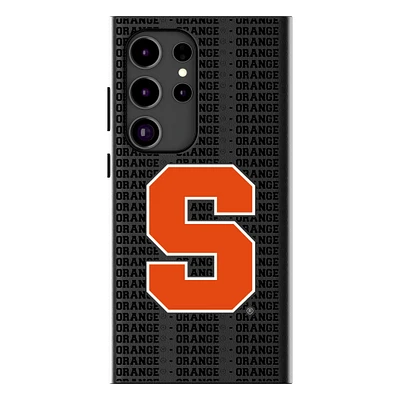 Keyscaper Syracuse Orange Text Backdrop Galaxy Magnetic Bump Case