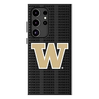 Keyscaper Washington Huskies Text Backdrop Galaxy Magnetic Bump Case