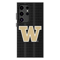 Keyscaper Washington Huskies Text Backdrop Galaxy Magnetic Bump Case
