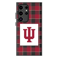 Keyscaper Indiana Hoosiers Plaid Galaxy Magnetic Bump Case