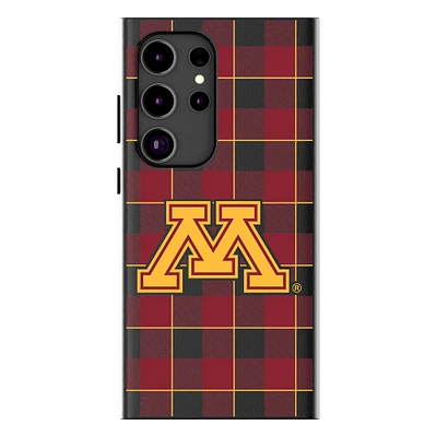 Keyscaper Minnesota Golden Gophers Plaid Galaxy Magnetic Bump Case