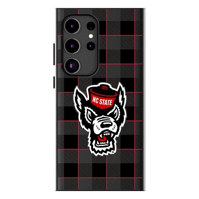 Keyscaper NC State Wolfpack Plaid Galaxy Magnetic Bump Case