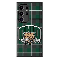 Keyscaper Ohio Bobcats Plaid Galaxy Magnetic Bump Case