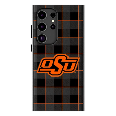 Keyscaper Oklahoma State Cowboys Plaid Galaxy Magnetic Bump Case