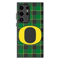 Keyscaper Oregon Ducks Plaid Galaxy Magnetic Bump Case