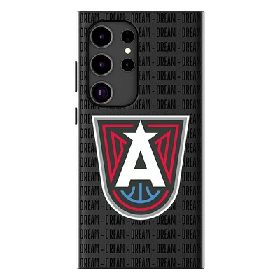 Keyscaper Atlanta Dream Text Backdrop Galaxy Magnetic Bump Case