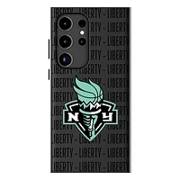 Keyscaper New York Liberty Text Backdrop Galaxy Magnetic Bump Case