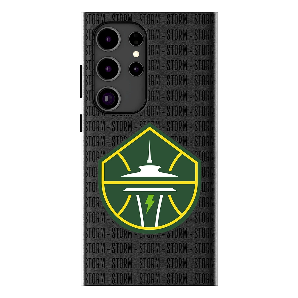 Keyscaper Seattle Storm Text Backdrop Galaxy Magnetic Bump Case