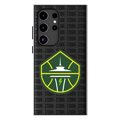 Keyscaper Seattle Storm Text Backdrop Galaxy Magnetic Bump Case
