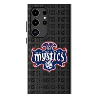 Keyscaper Washington Mystics Text Backdrop Galaxy Magnetic Bump Case