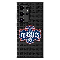 Keyscaper Washington Mystics Text Backdrop Galaxy Magnetic Bump Case