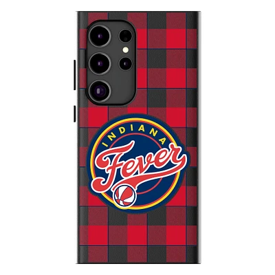 Keyscaper Indiana Fever Plaid Galaxy Magnetic Bump Case