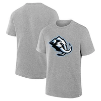 Men's Fanatics  Heather Gray Utah Mammoth Primary Logo Legacy T-Shirt