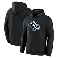 Men's Fanatics  Black Utah Mammoth Primary Logo Legacy Fleece Pullover Hoodie