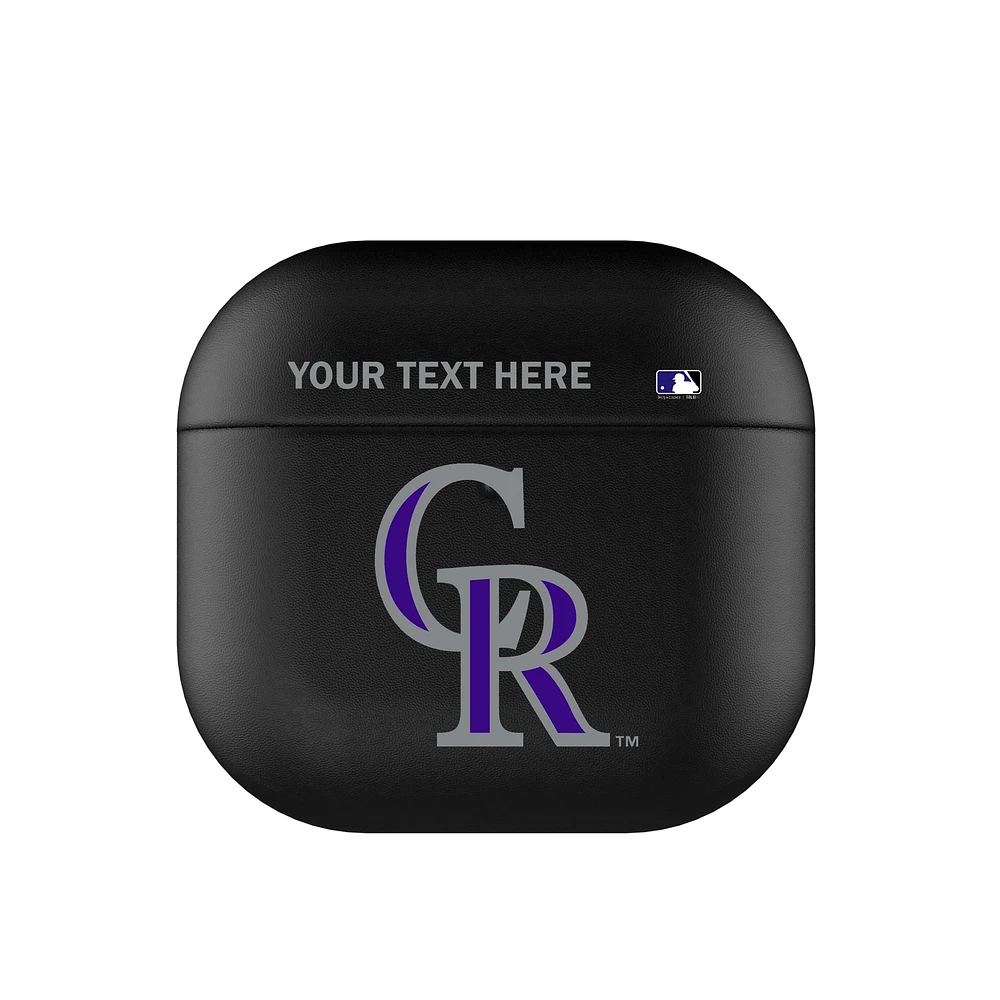 Keyscaper Colorado Rockies Personalized Insignia AirPods 4th Generation Case Cover