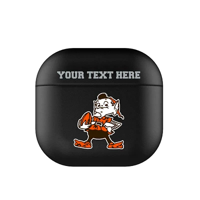 Keyscaper Cleveland Browns Personalized Insignia AirPods 4th Generation Case Cover